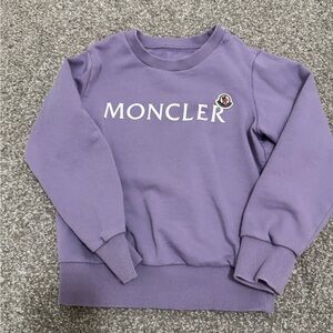 Moncler Lavender Crewneck Sweatshirt, girl size 8